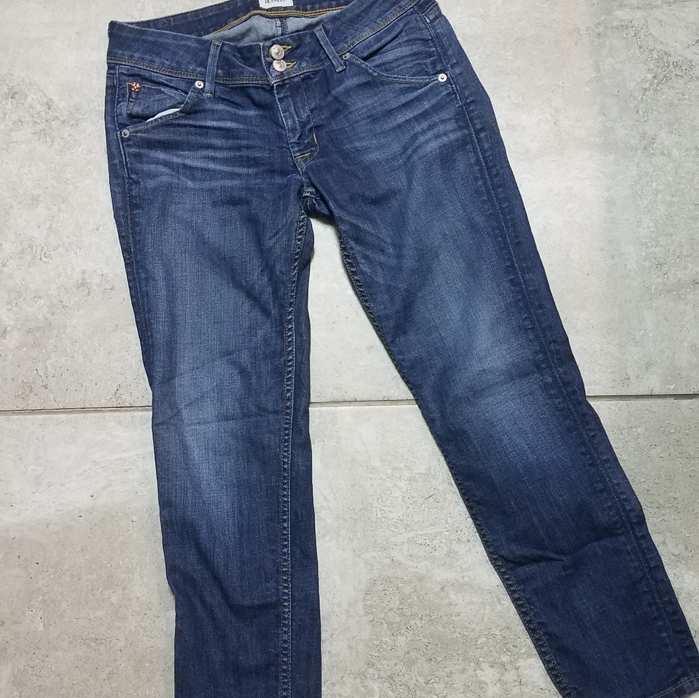 Hudson Collin flap Skinny crop jeans